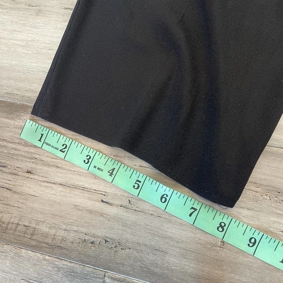 Exclusively Misook Wide Leg Knit Pants Elastic Waist Pull On Black XL - Picture 8 of 8